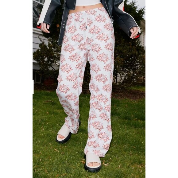 X-GIRL Floral Tattoo Print Pant Size Small - Picture 2 of 9